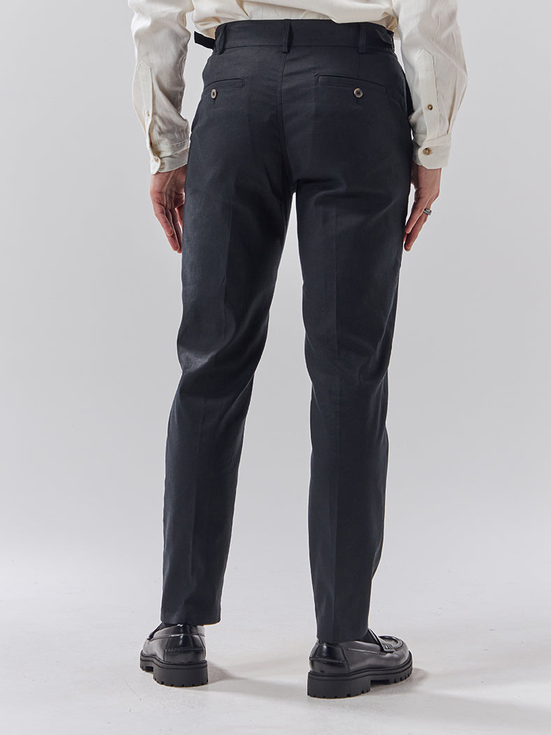 Batch 05 - Mens Black Linen - Trouser