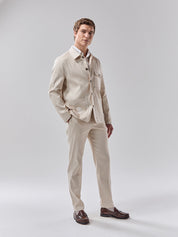 Batch 05 - Mens Cream Linen - Jacket