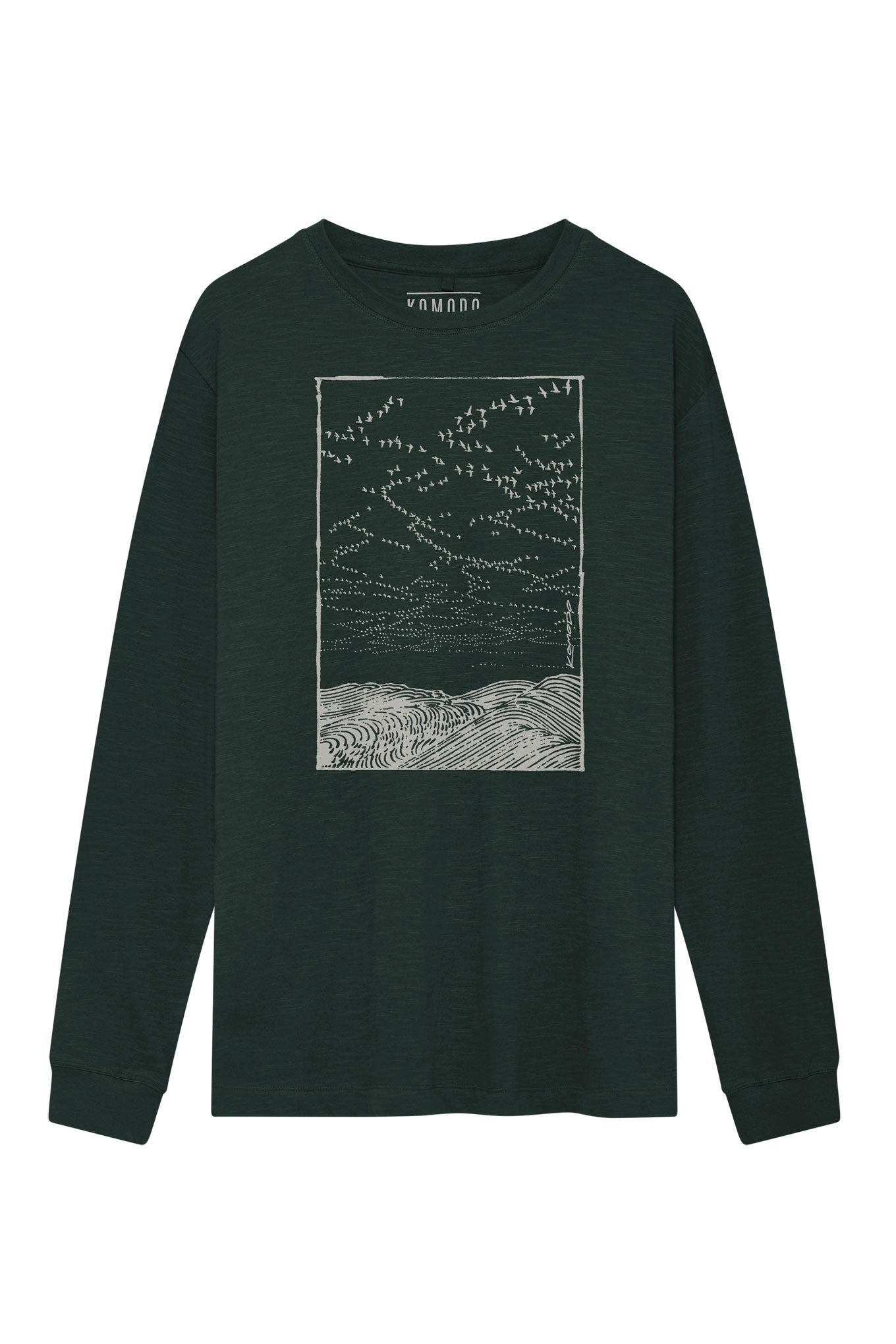 MIGRATION - Organic Cotton Tee Green