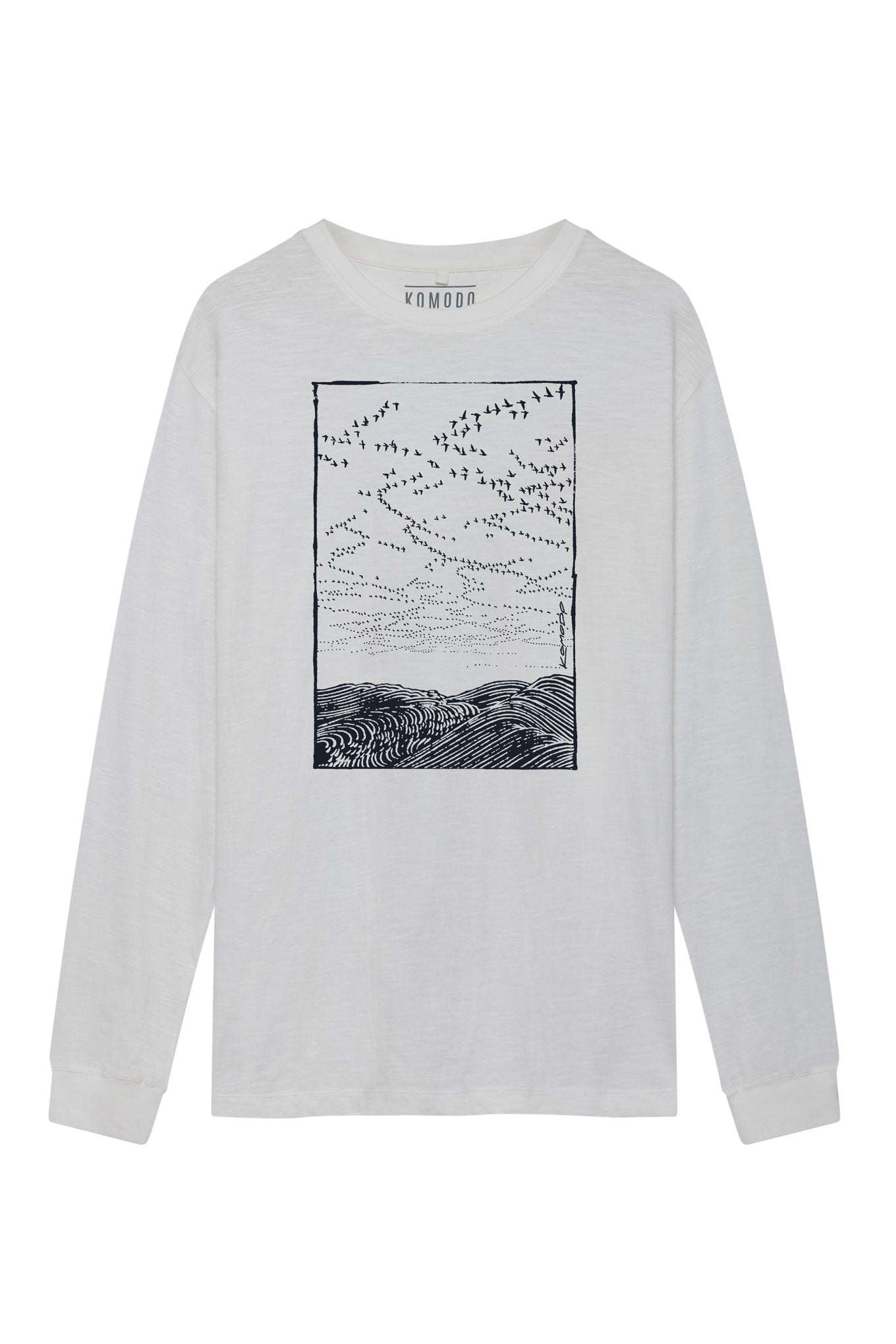 MIGRATION - Organic Cotton Tee White