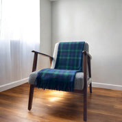 100% Recycled Wool Tartan Knee Blanket