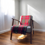 100% Recycled Wool Tartan Knee Blanket