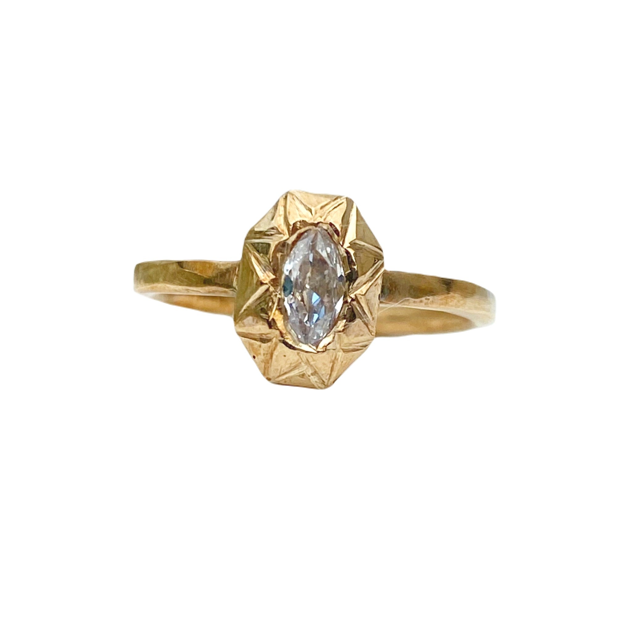 Midas Marquise Cut Diamond Solitaire Ring