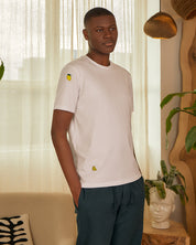 Lemon Embroidered Organic Cotton T-Shirt