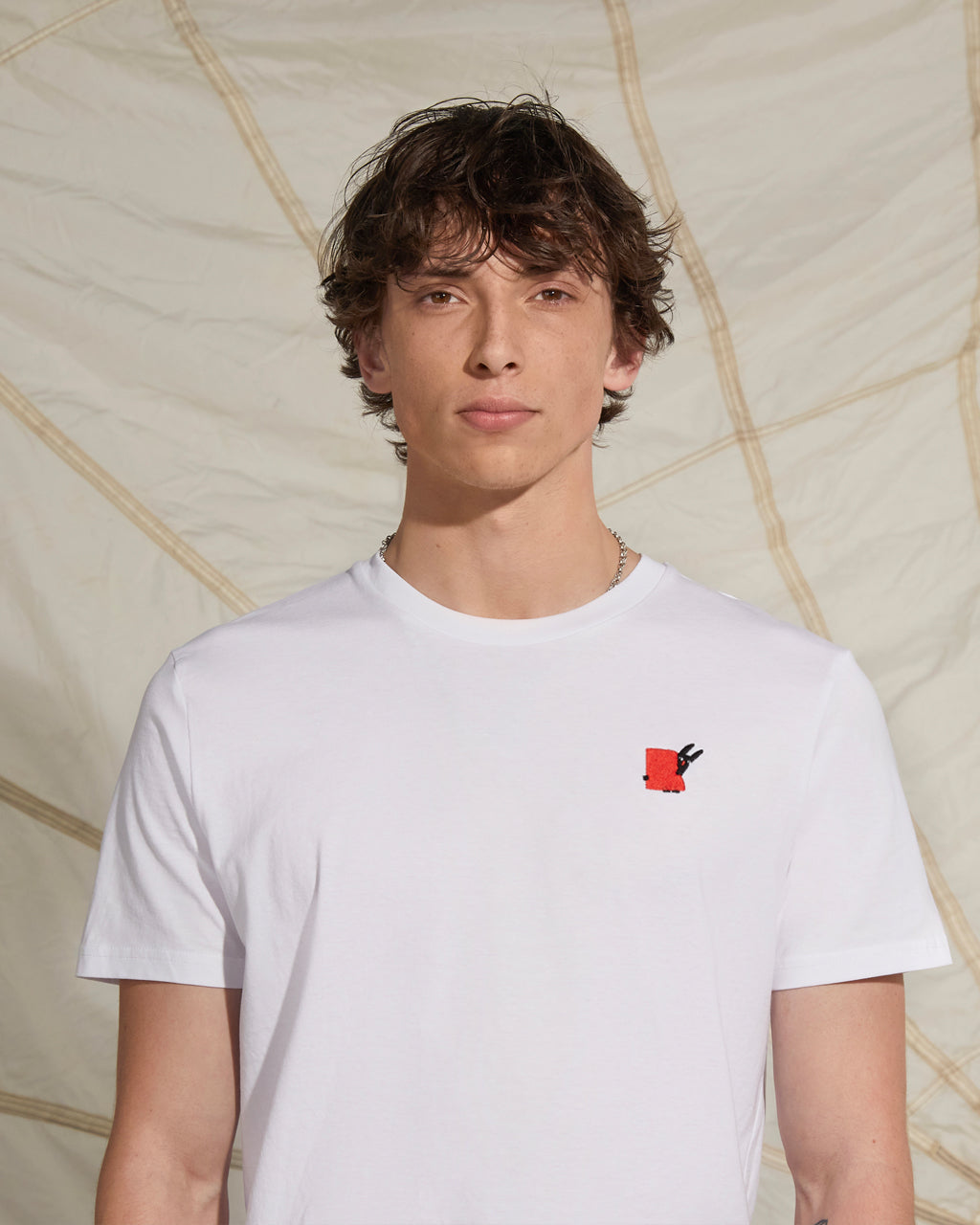 Pierre Buttin Embroidered T-Shirt White