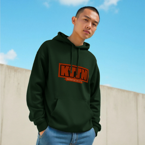Mens Hoodie in Green