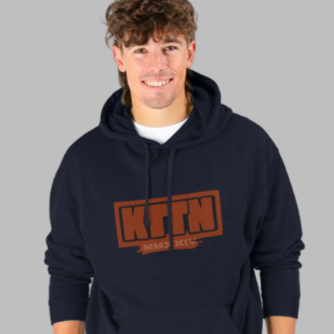 Mens Navy Hoodie