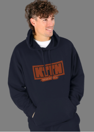 Mens Navy Hoodie