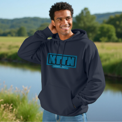 Mens Hoodie in Navy