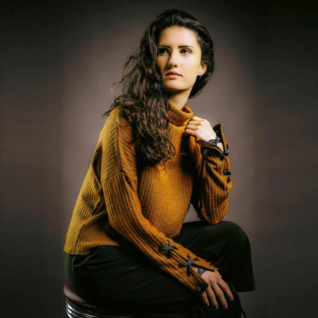 Mustard Knitted Jumper