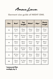 Sleeveless pajama set NIGHT OWL