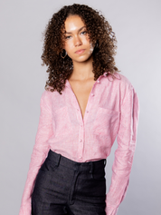 RENE SHARP COLLAR SHIRT | Organic Linen