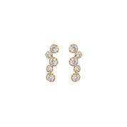 Nuit Diamond Stud Earrings