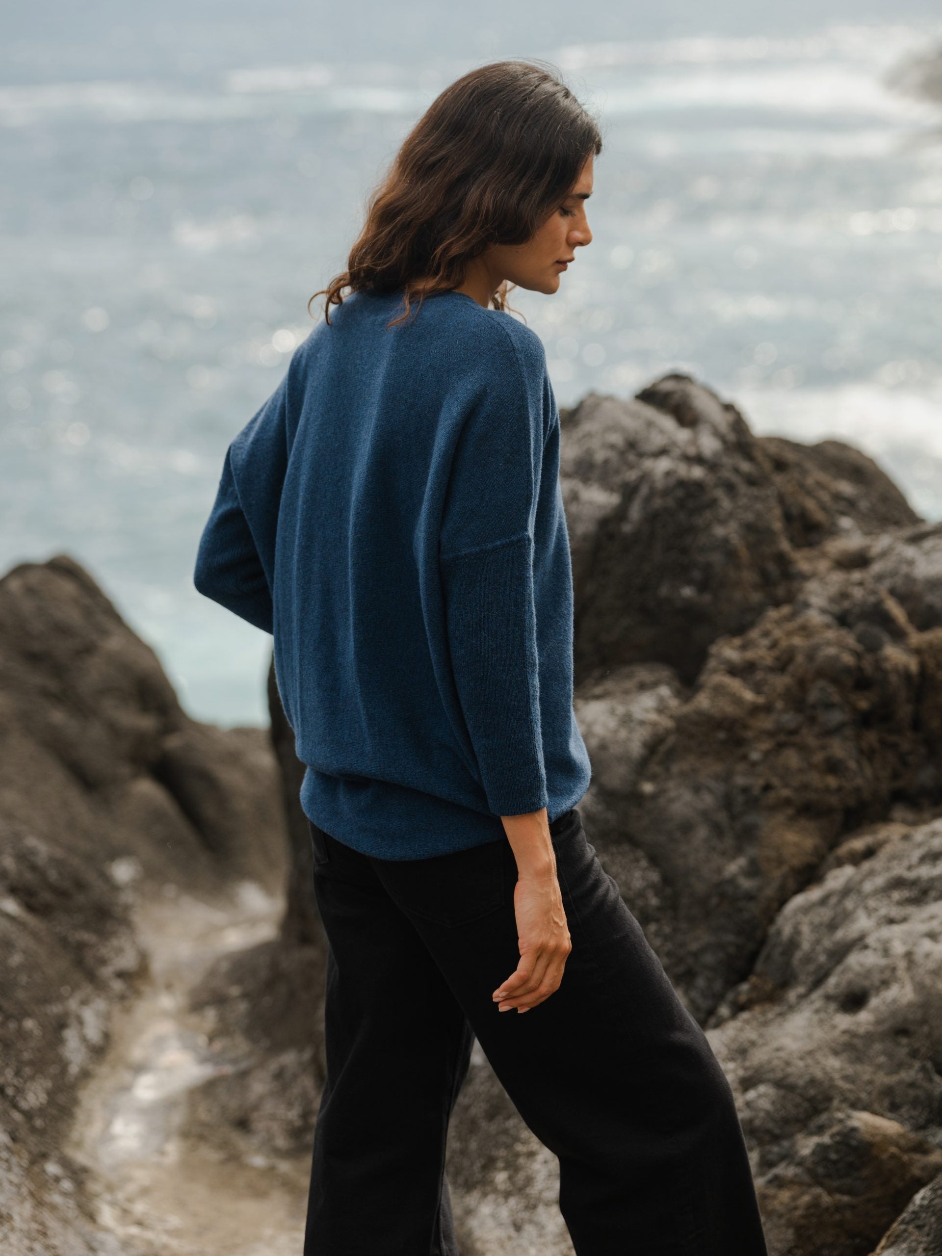 Batwing Jumper Indigo