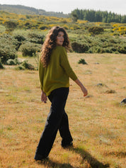Batwing Jumper Moss