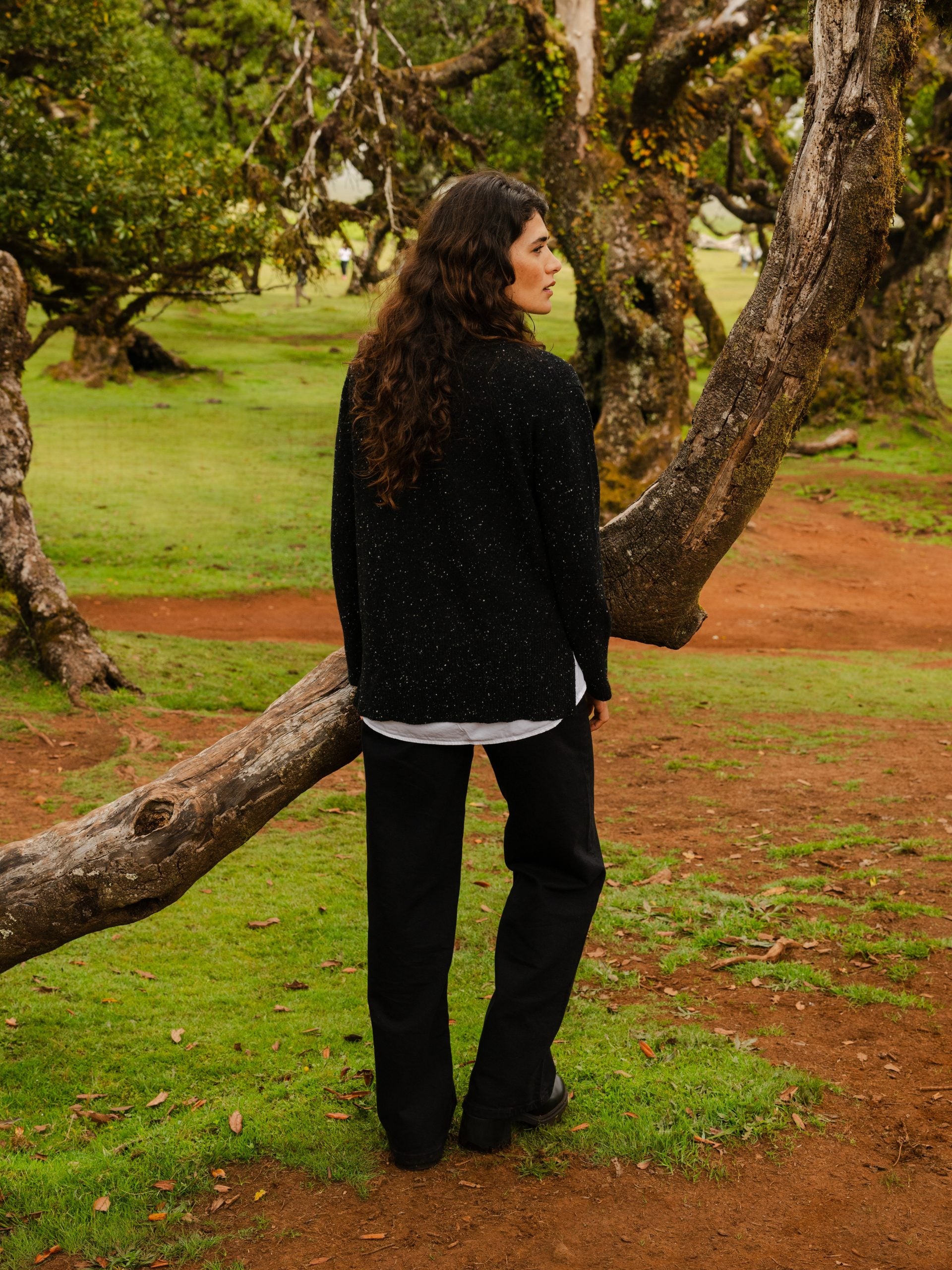 Granddad Cardigan, Black