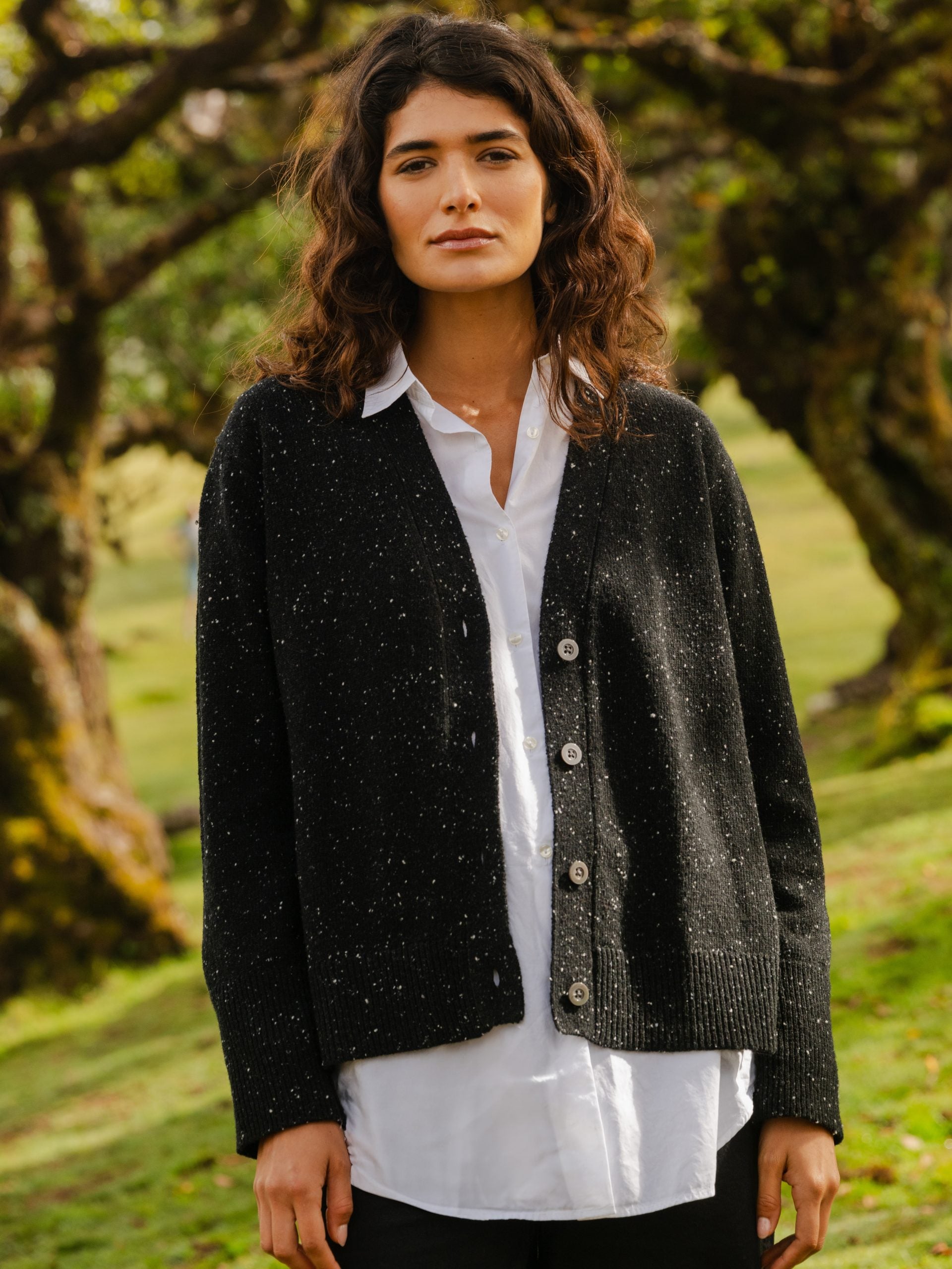 Granddad Cardigan, Black