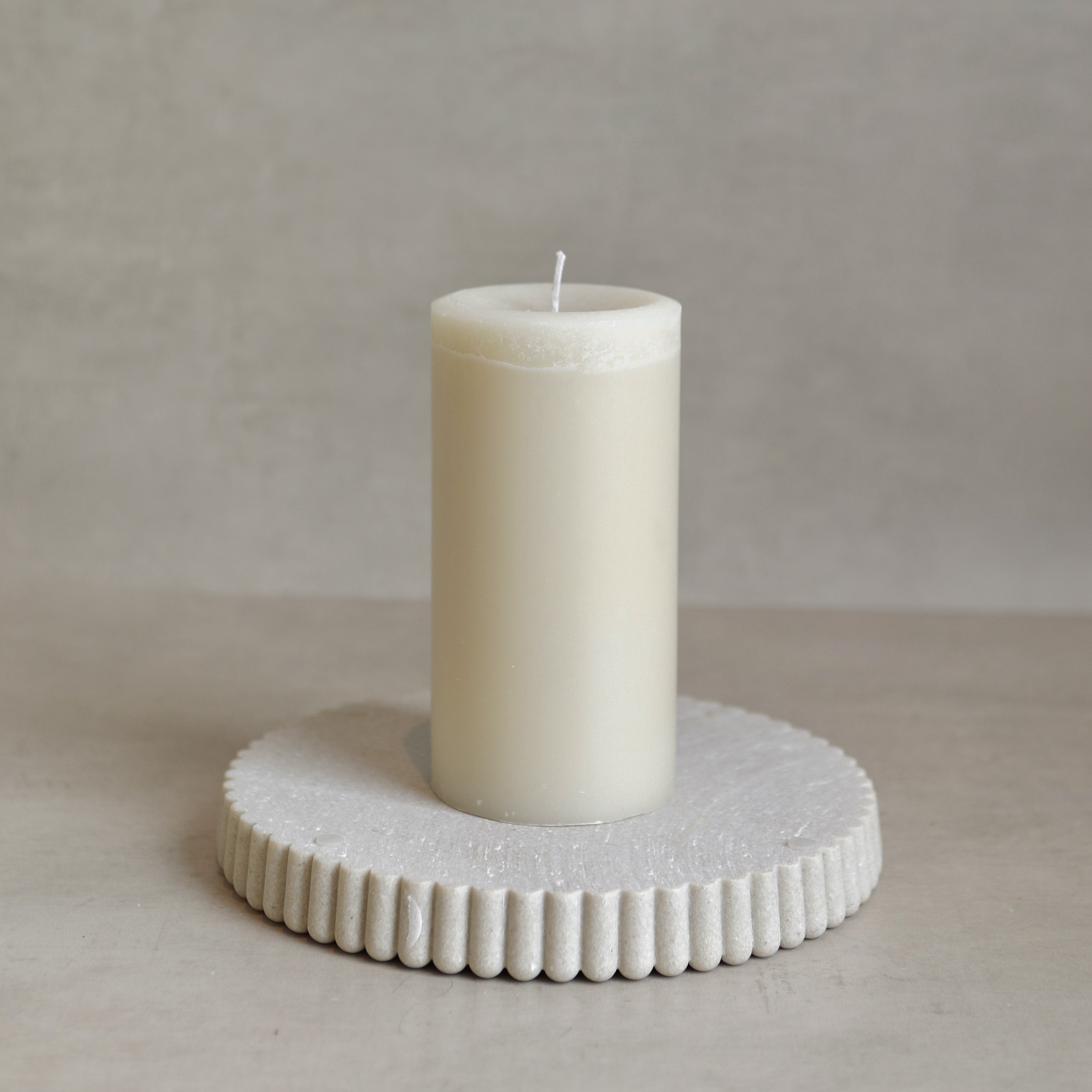 Naked Pillar Candle