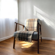 100% Recycled Wool Tartan Knee Blanket
