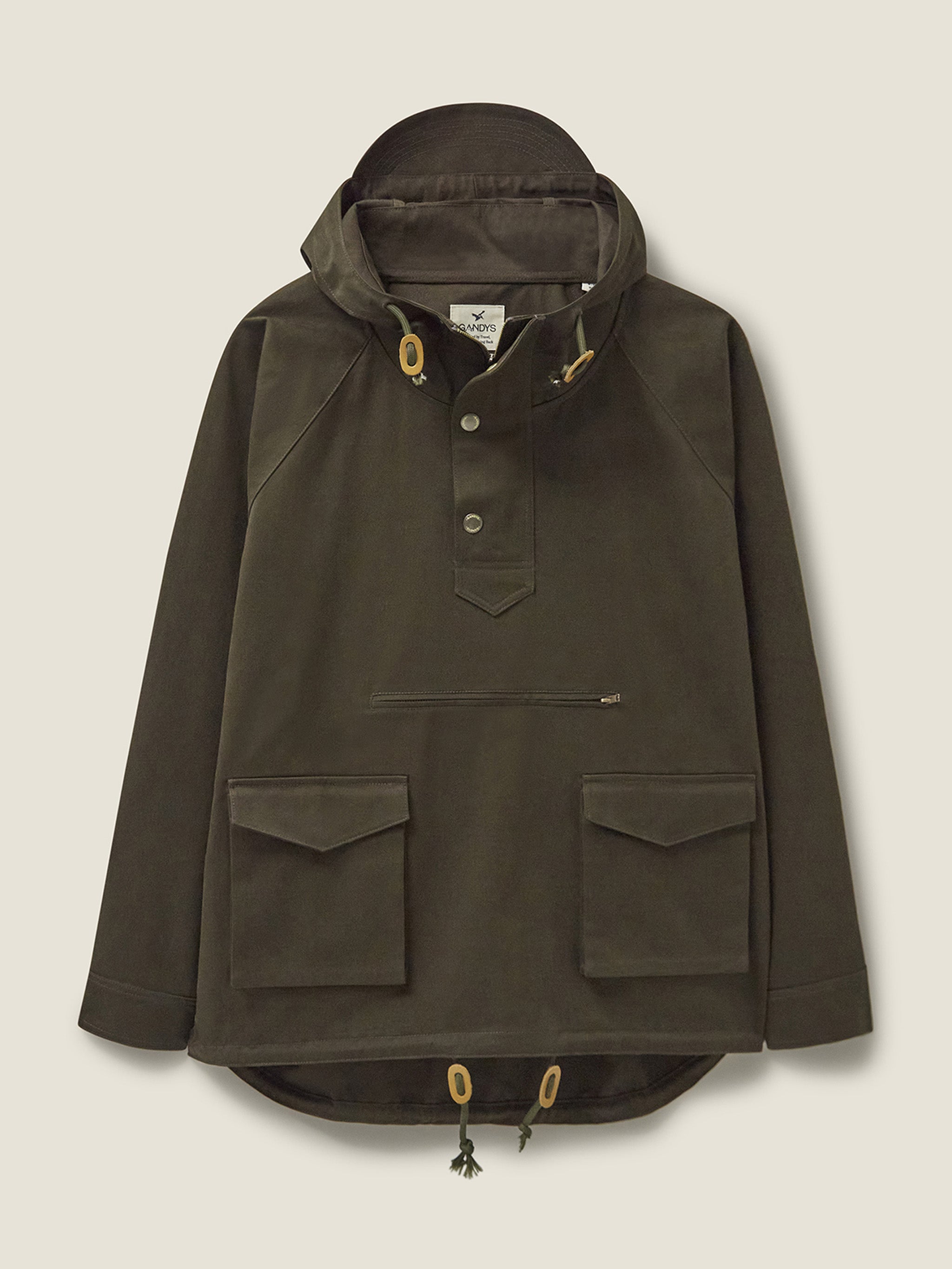 Khaki Nepal Cotton Anorak