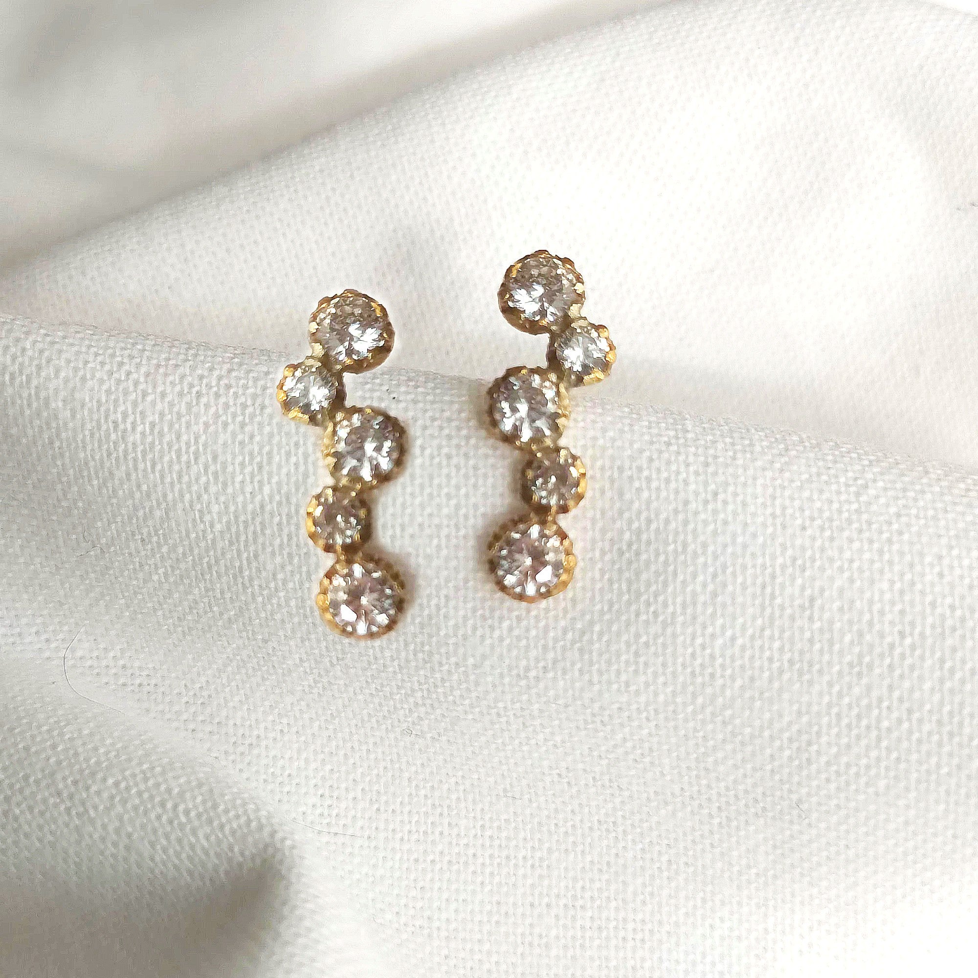 Nuit Diamond Stud Earrings