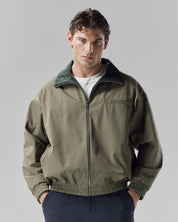 Reversible Corduroy Jacket | Olive / Evergreen