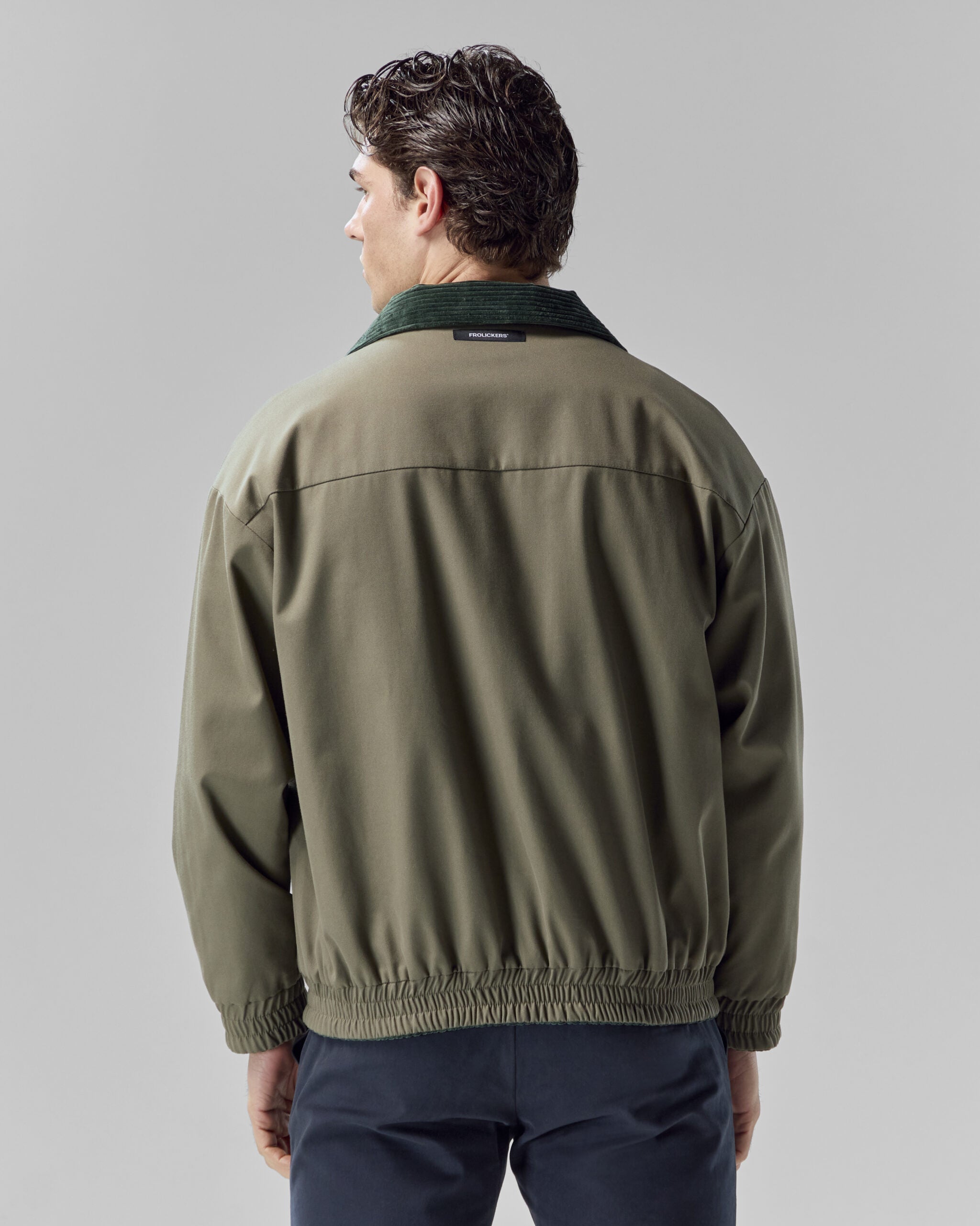 Reversible Corduroy Jacket | Olive / Evergreen