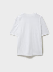 Organic 100% White Boxy T shirt