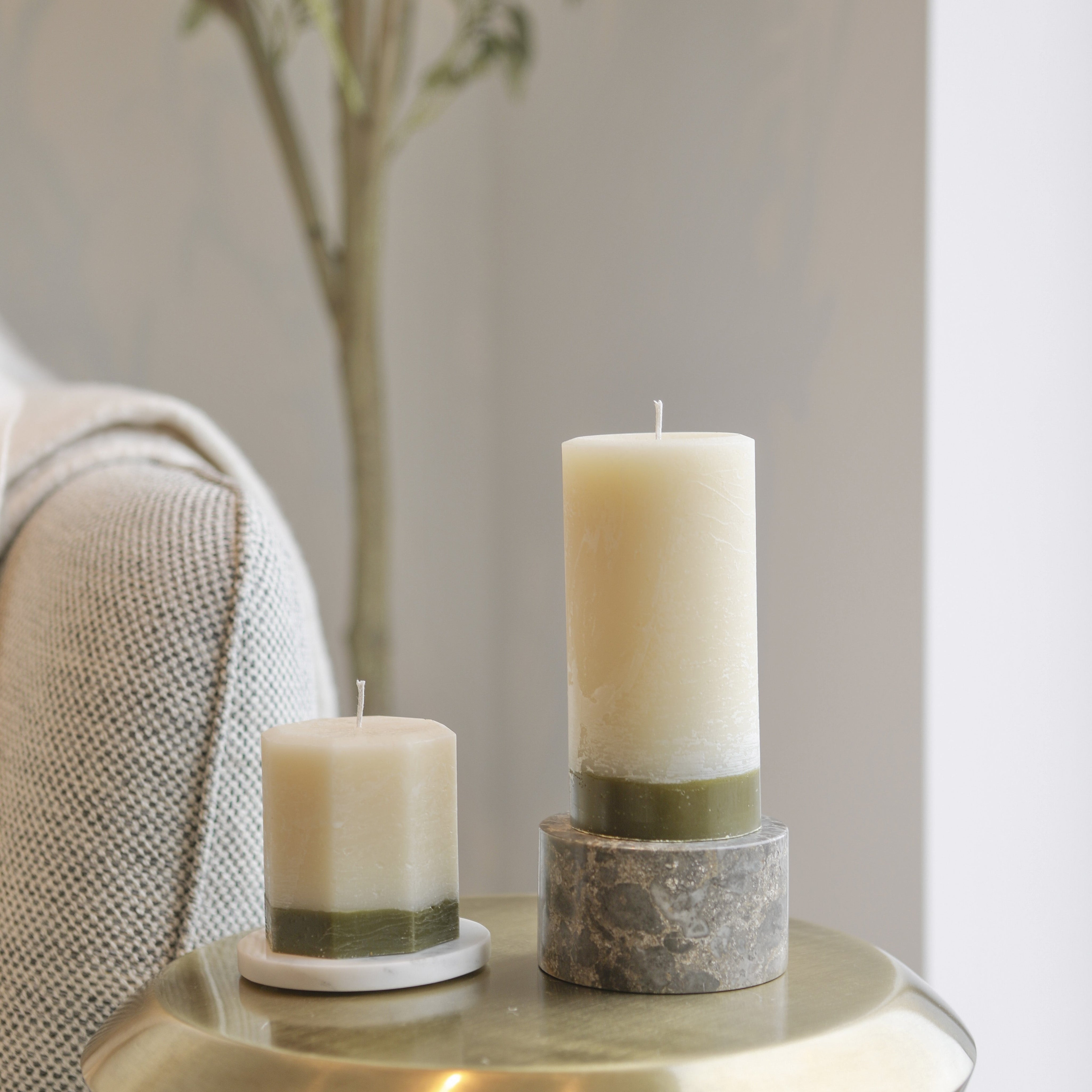 Olivewood & Bergamot Pillar Candle