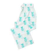 Pineapple PJ Bottoms (Aqua Green)