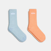 Pair Socks Azul/Orange
