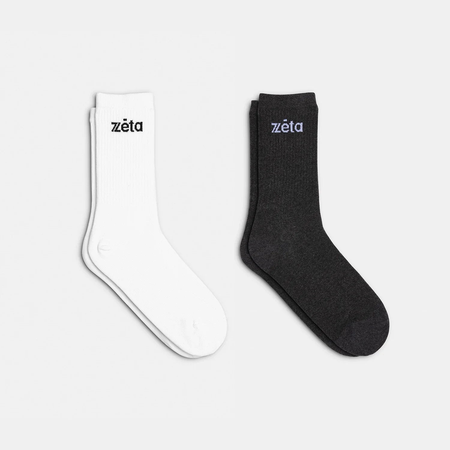 White/Black Socks Pair