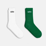 Duo Socks White/Green