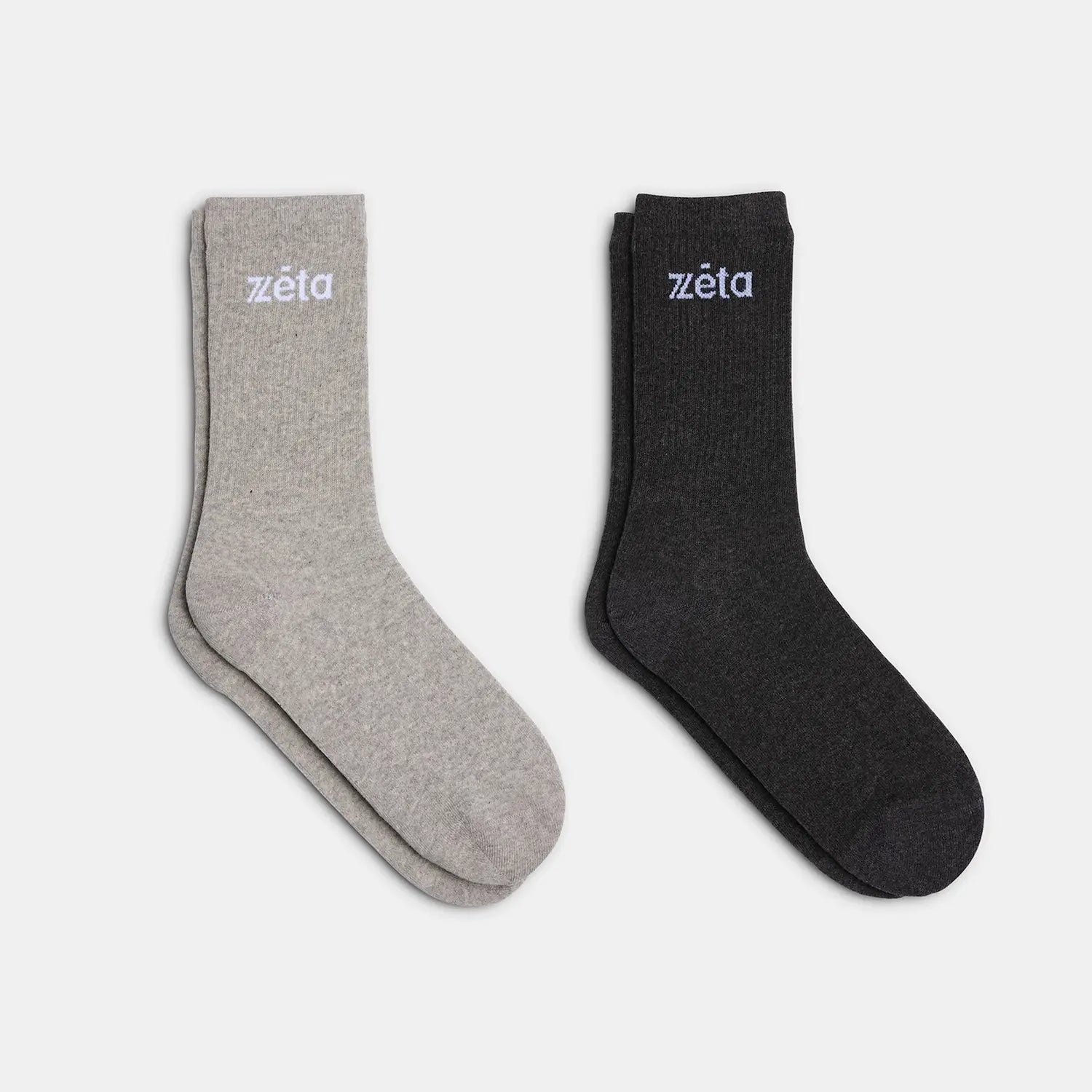 Pair Socks Grey/Black