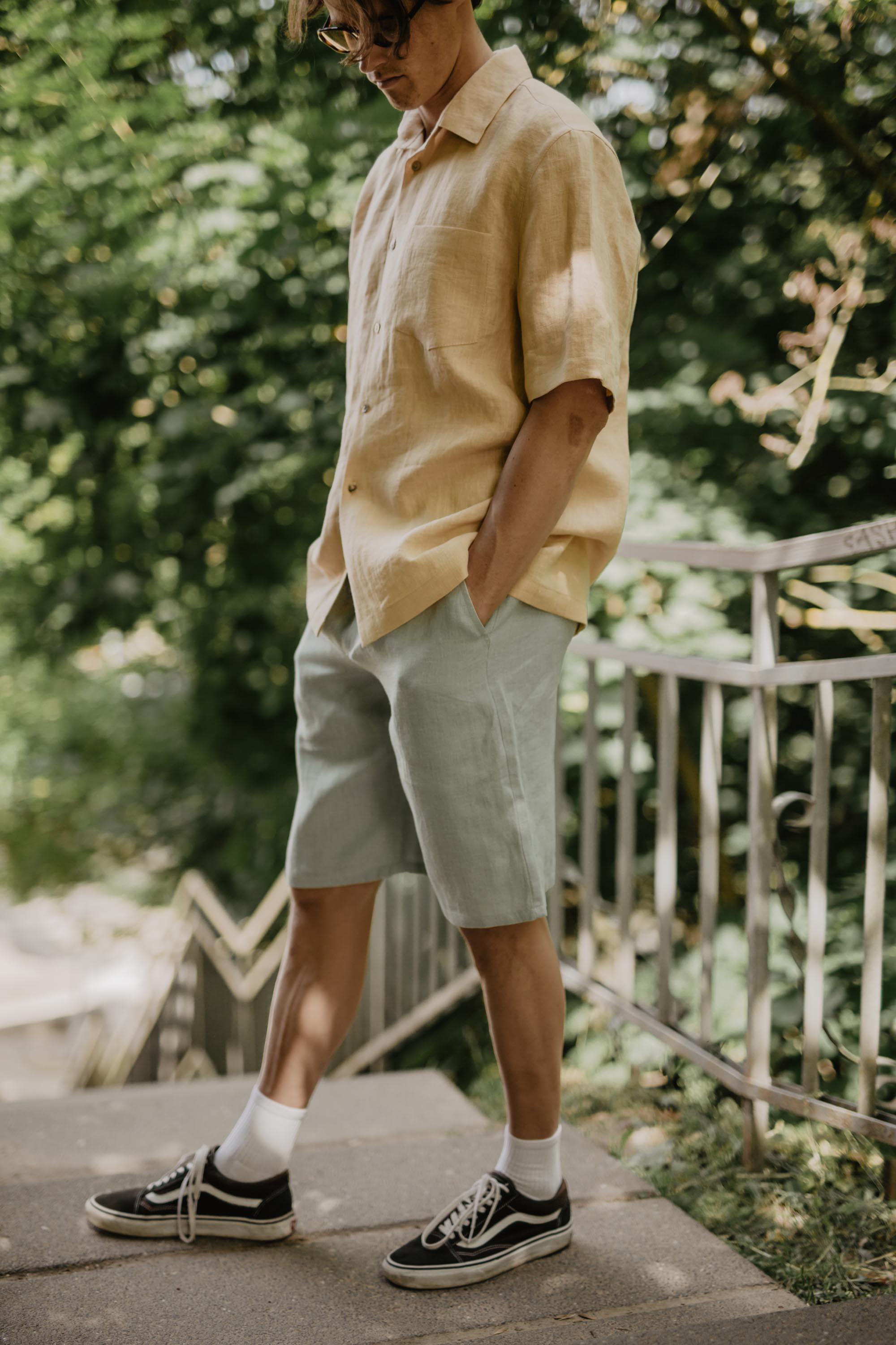 Classic linen shorts HERMES