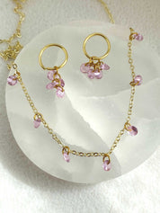 Rising Star 7 Pink Sapphire Necklace