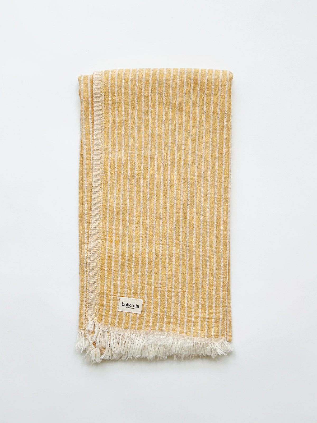 Portobello Hammam Towel, Mustard