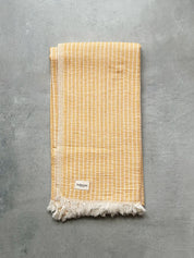 Portobello Hammam Towel, Mustard