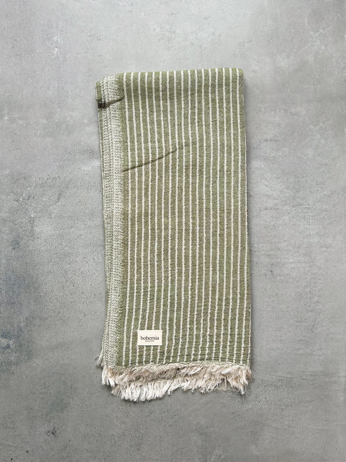 Portobello Hammam Towel, Olive