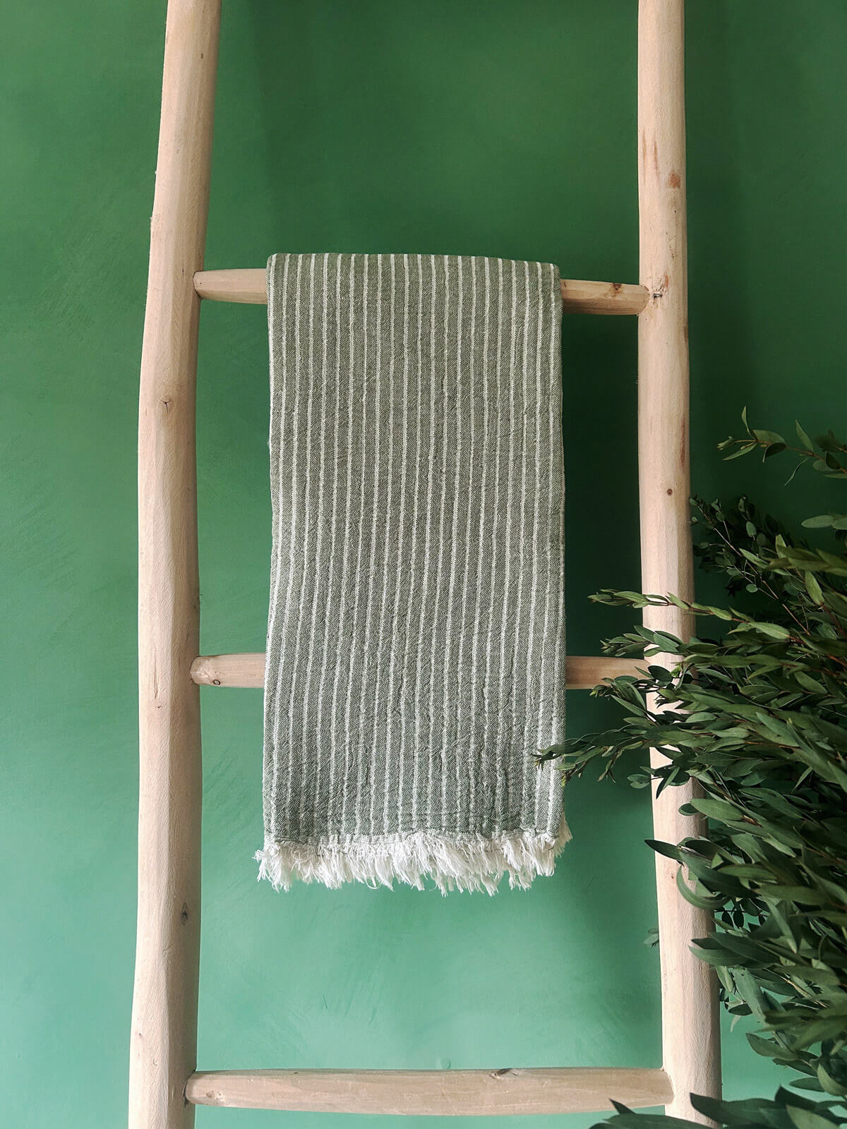 Portobello Hammam Towel, Olive