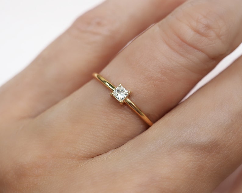 Pegasus Diamond Solitaire Ring