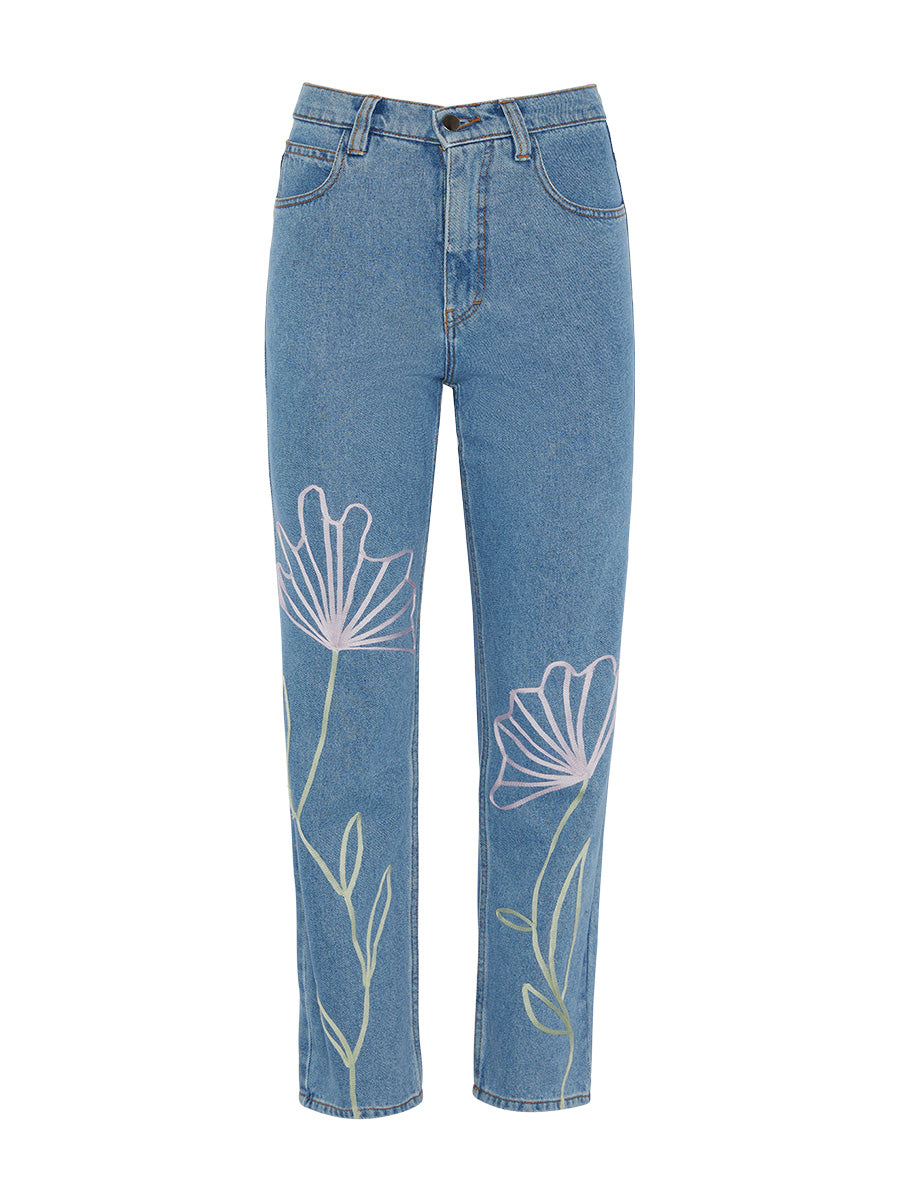 Primrose Patterned Jeans