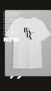 RAIA Logo Knit Tee  - White R2