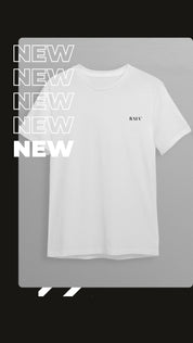 RAIA Logo Knit Tee  - White R1