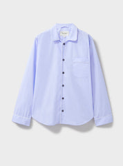 Regenerative Cotton Poplin Sky PJ Shirt