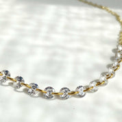 Rising Star Diamond Tennis Necklace (Demi)