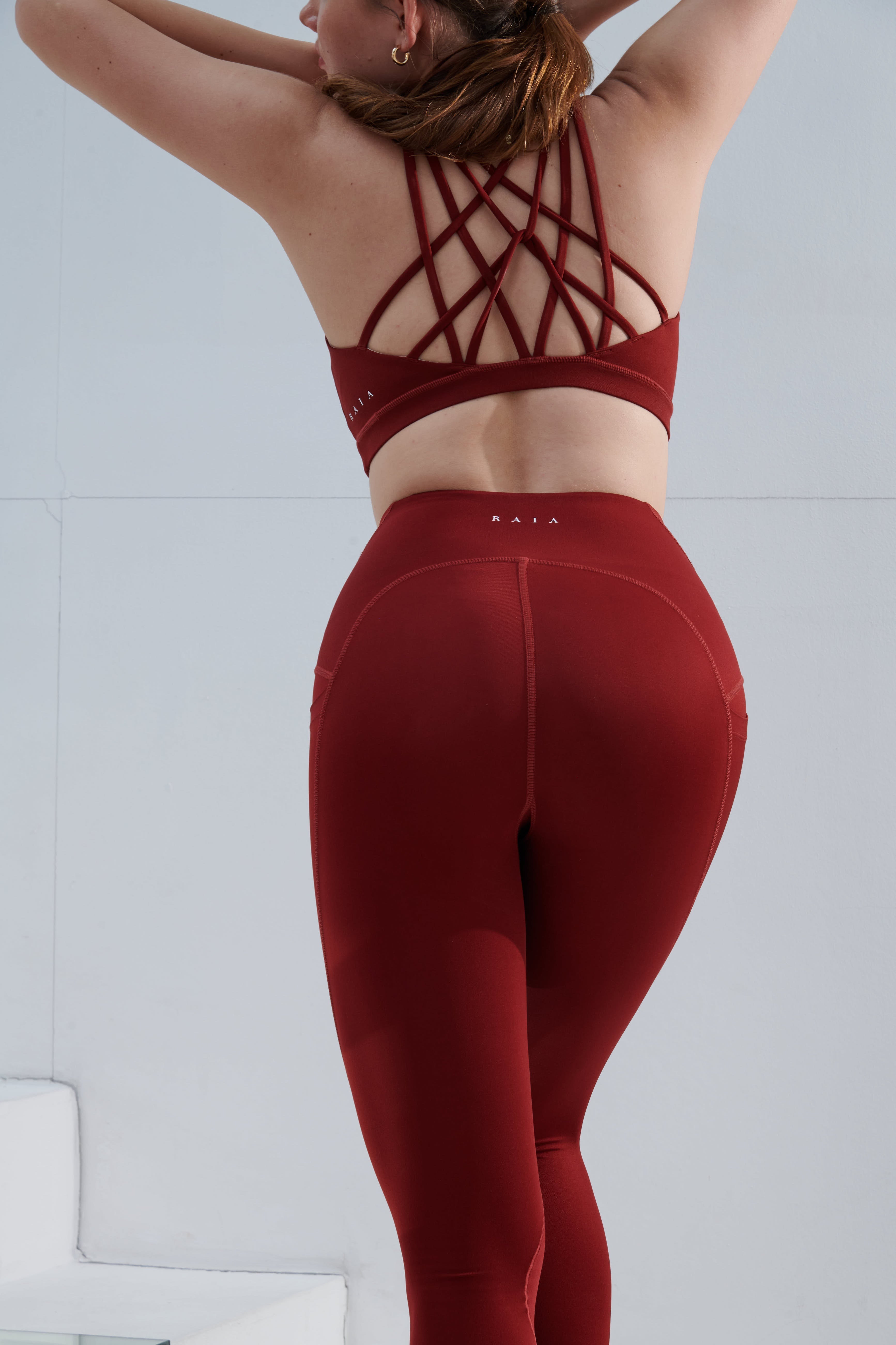 AirRise Perform Pocket legging - Wine Red