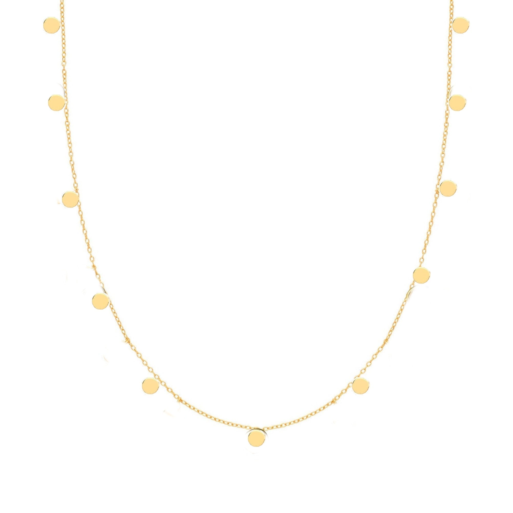 Scattered Stars 18k Gold Necklace for Puki