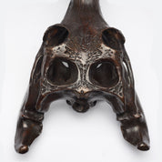 Extra Large Bronze Gharial Skull