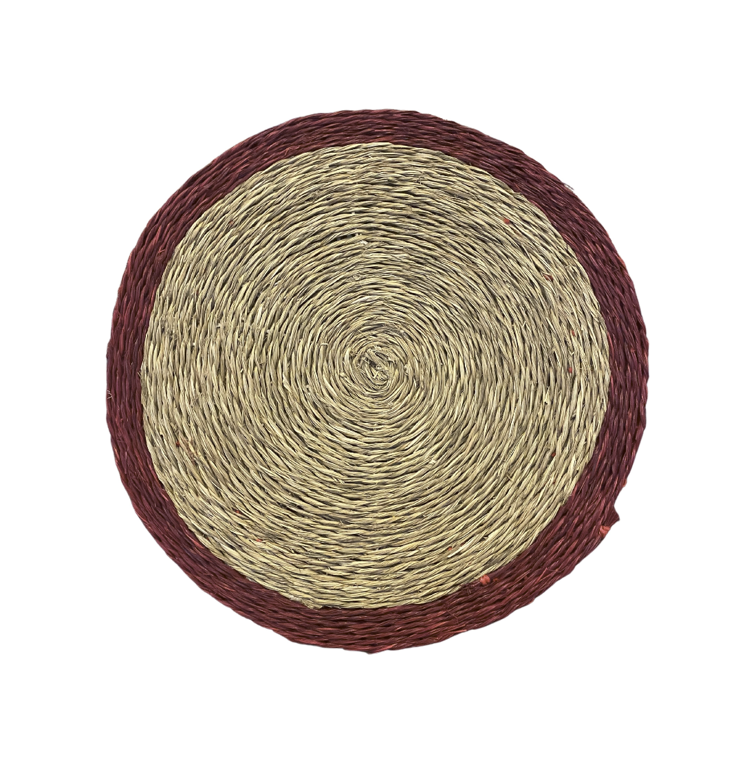 White Trim Lutindzi Grass Placemat